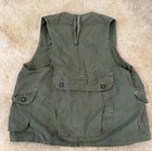 Vintage Ll Bean 1960s Half Moon Men   s Fishing Tactical Vest  Fly Fishing