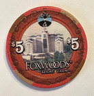 Foxwoods Resort   Casino  5 Casino Chip