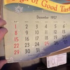 1957 1958 Coca Cola Calendar December 