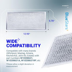 2-pack W10208631a Microwave Grease Filter Replacement 5 78 X 12 91 Aluminum Mesh