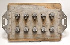 Vintage Gordon Patts Industrial Wood metal Foundry Form Mold Pattern Steampunk