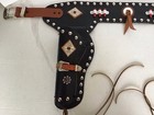 Fancy Holsters For  Hubley Colt 45 Cap Guns