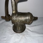 Vtg Universal No 1 Food Grinder Chopper  Meat Hand Crank Table Mount L f   c usa
