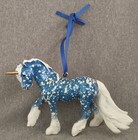 Breyer Fell Pony Unicorn Eira Blue Splatter Dapple  Christmas Holiday  Ornament