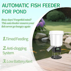 Automatic Fish Feeder For Pond   Outdoor Pond Feeder With 4l Capacity  Timed Fee