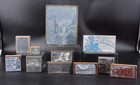 Vtg Printing Letterpress  11  Printer Blocks Cuts Adventure Movies 1950s 60s 70s