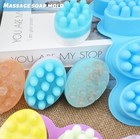  Soap Massage Silicone Mold   2 Pcs Massage Bar Mold Handmade Massage Soap Mold