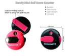 A99golf Zerofy Score Counter One Touch Reset Random Color Small Attach To Glove