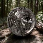 Hobo Nickel Hand Carved Original By J m Tarantula Buffalo As On The Warpath