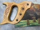 Vintage Sandvik Painted Mallard Nature Scene Hand Saw
