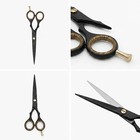 Professional Hair Cutting   Thinning Scissors Set Barber Salon Shears Stainless