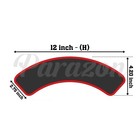 Custom Embroidered Top Rocker Motorcycle Biker Name Tag Sew On Patch 12   h 