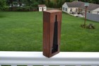 Antique Industrial Wood Foundry Pattern Sand Casting Block Part Mold Wall Art