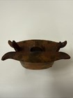 Early 1900s Vintage Swedish Or Norwegian Bentwood Tine Box W  Rosemaling Paint