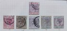 St Lucia Qv Stamp Collection 14 Stamps 1860s   1902 Incl 1 Shilling   1902 Pitons
