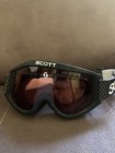 Scott Black White Amber Ski Snow Goggles Adjustable