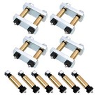 Heavy Duty Shackle Upgrade Kit Trailer Shackle Kit 2 25  Shackles Tandem Axle 