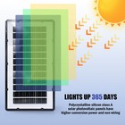 Commercial Super Bright Led Outdoor Dusk Dawn Solar Street Lights Road Area Lamp