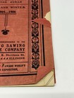Rare Folding Sawing Machine Advertising Price Guide Catalog
