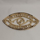 J r  Clark Co Minneapolis Antique Iron Stand Trivet For Sad Iron Original  7 