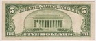 1934 A  5 Silver Certificate North Africa Emergency Note Item p20091