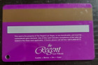 The Regent Casino Las Vegas Slot Card