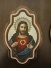 Sacred And Immaculate Heart Jesus And Mary Decorative Wall Plaques Set Of 2