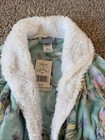 New Disney Frozen Elsa Toddler Girls Soft Bathrobe Robe Teal Sz 6 Retail  42 Nwt