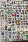 Huge 300  Vintage Pinback Lot Wisconsin Events Political Mcgovern 1970 s-80 s