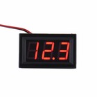 4 5-30v Dc Two-wire 0 56  Red Panel Mount Led Digital Voltmeter Voltage Meter Us