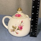 Wales Made In Japan Sugar Bowl Roses With Mismatched Lid