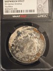 Ss Central America 1855-so Chile Silver 50 Centavos Ngc Shipwreck Effect- 75184r
