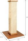 Smartcat The Ultimate 32-in Sisal Cat Scratching Post  Beige New In Box