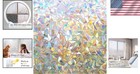 Window Privacy Film 3d Static Stained Glass 35 4 X 157 4 Rainbow Rabbitgoo Cling