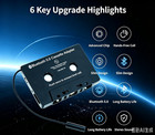Bluetooth 5 0 Car Cassette Adapter With Microphone Hands Free Audio Receiver