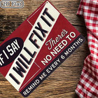 I Will Fix It Metal Sign Decorative Funny Vintage-look 8 X 12in