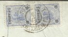 Austria -office In Turkey-sc 23 pair  Salonich I 6 5 96 Registered label 