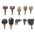 10 Pc Heavy Equipment Key Set  Case Cat Jd Komatsu Hitachi Takeuchi Oem Quality