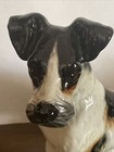 Vintage Jack Russell Terrier Glazed Art Dog Figurine Made In Western Germany