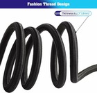 10-40  8mm Heavy Duty Black Marine Grade Bungee Cord Tarp Tie Down Strap