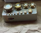 Vintageohaus Triple Beam 700 800 Series Beam Balance Scale W ohaus Brass Weights