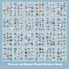 Vintage Scrapbooking Sticker Book  450  Pre-cut Journaling Stickers For Adults