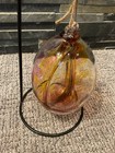 Large Hand Blown Glass Witches Ball 7    X 5 5   