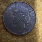 1922 Peace Silver Dollar  90  Silver  Philadelphia Mint  Circulated