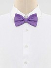 Men s Polka Dots Pre-tied Bowknot Bow Ties Work Formal Party One Size Purple