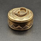 Vintage Ornate Brass Ring Holder Box From The Uk Circa 1940