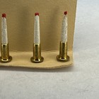 1 12 Dollhouse Miniatures Set Of 6 Brass Candle Sticks  5 In