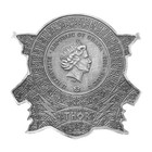 2022 Ghana Norse Gods - Thor Ultra High Relief Silver Plated Antiqued Gh  2