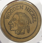 Vintage Greater Houston  Tx Coin Club Coffee Wooden Nickel - Token Texas