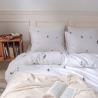 Kids Duvet Cover Full Cotton White grey premium Boys Girls Bedding Sets